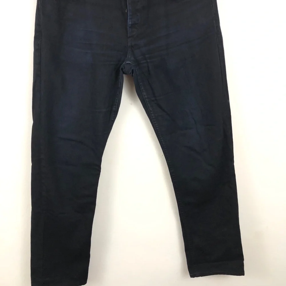 Rag & Bone Black Resin Fit2 Skinny Slim Jeans 30